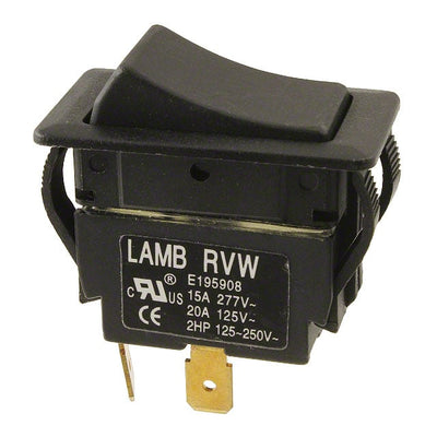 RVW41D1100 by E-Switch - ROCKER SWITCH SPST 20A 125V