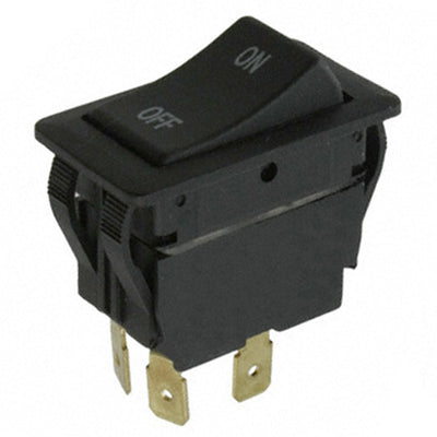 RVW42D1123 by E-Switch - ROCKER SWITCH DPST 20A 125V