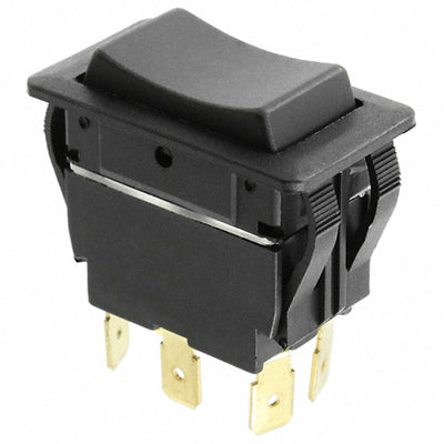 RVW4KD1100 by E-Switch - ROCKER SWITCH DPDT20A 125V