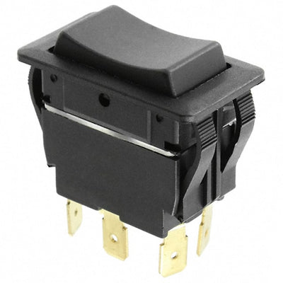 RVW46D1100 by E-Switch - ROCKER SWITCH DPDT20A 125V