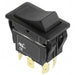 RVW4GD1100 by E-Switch - ROCKER SWITCH DPDT20A 125V
