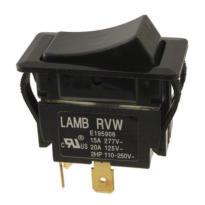 RVWG42D1100 by E-Switch - ROCKER SWITCH DPST 20A 125V