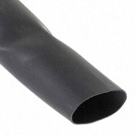 RW-200-E-1-0-SP by TE Connectivity Aerospace, Defense and Marine - HEATSHRINK FLUOR HW 1"" BLK 1M