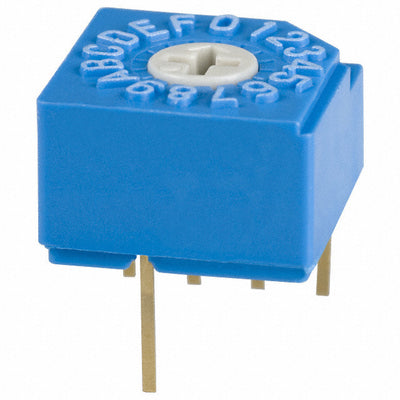 S-1010A by Nidec Components Corporation - SWITCH ROTARY DIP HEX 100MA 5V