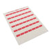 S100X150YHJ by Panduit Corp - LABEL SELF LAMINATING RED 42/SHT
