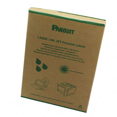S100X160YAJ by Panduit Corp - LABEL SELF LAMINATING WHT 48/SHT