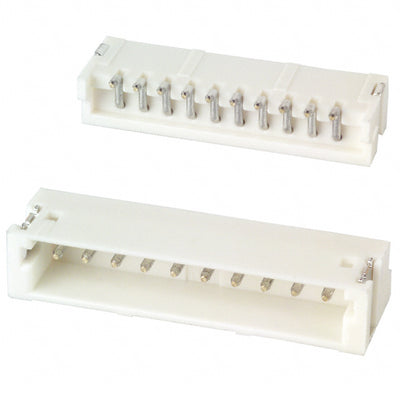 S10B-ZR-SM4A-TF(LF)(SN) by JST Sales America Inc. - CONNECTOR HEADER SMD R/A 10POS 1.5MM
