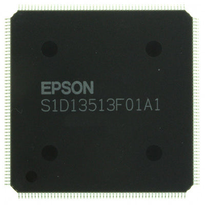 S1D13513F01A100 by Epson Electronics America Inc-Semiconductor Div - IC VIDEO GRAPHIC CNTL 208QFP