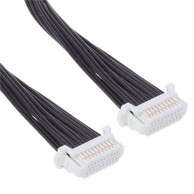 S1SD-10-28-GF-06.00-L1 by Samtec Inc. - 1.00 MM DOUBLE ROW DISCRETE WIRE