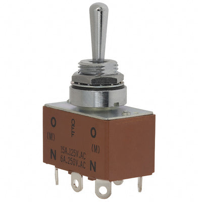 S28AW by NKK Switches - SWITCH TOGGLE DPDT 15A 125V
