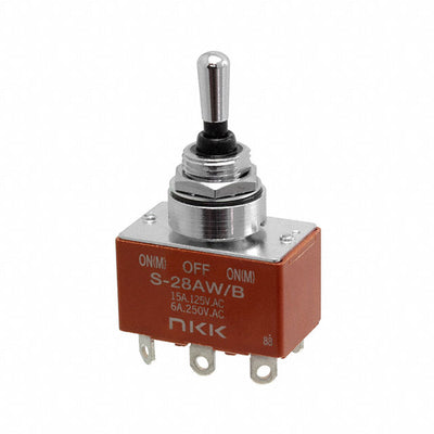 S28AWB by NKK Switches - STD SIZE TOGGLE/MEDIUM CAPACITY/