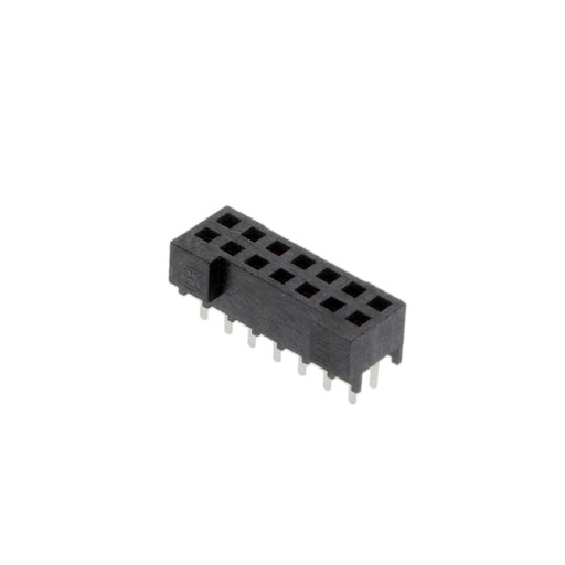 S2M-107-01-L-D by Samtec Inc. - CONNECTOR SOCKET 14POS 0.079 GOLD PCB