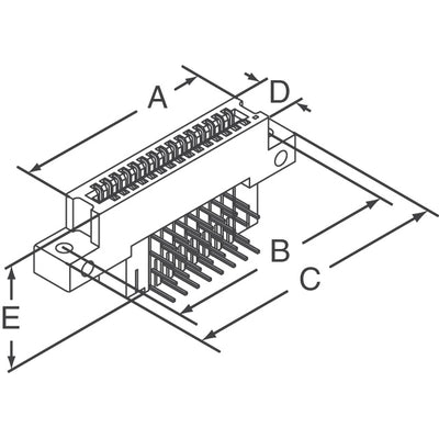 RZE25DHAS by Sullins Connector Solutions - CONNECTOR EDGE DUAL FMALE 50POS 0.039