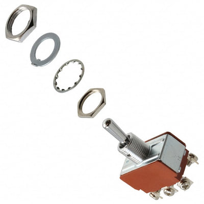 S332T by NKK Switches - SWITCH TOGGLE DPDT 15A 125V
