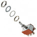 S332T by NKK Switches - SWITCH TOGGLE DPDT 15A 125V