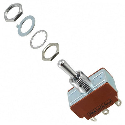 S333 by NKK Switches - SWITCH TOGGLE DPDT 25A 125V