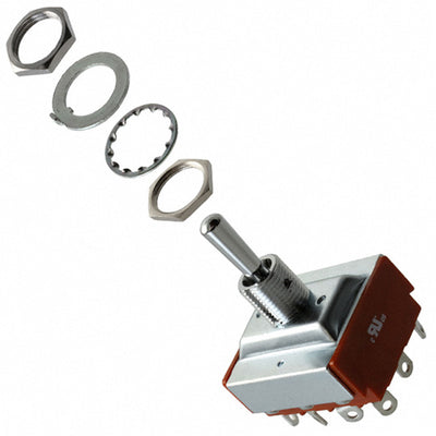 S43 by NKK Switches - SWITCH TOGGLE 4PDT 20A 125V