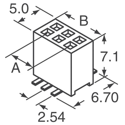 PPTC252KFMS by Sullins Connector Solutions - CONNECTOR HDR 50POS 0.1 TIN SMD
