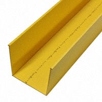 S4X4YL6NM by Panduit Corp - WIRE DUCT SOLID BASE 6' YELLOW
