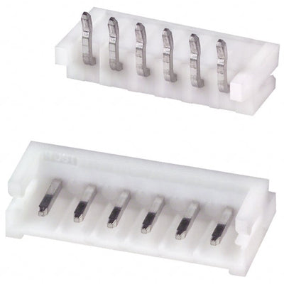 S6B-EH(LF)(SN) by JST Sales America Inc. - CONNECTOR HEADER R/A 6POS 2.5MM
