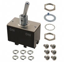 S822 by NKK Switches - SWITCH TOGGLE DPDT 30A 125V
