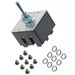 S833 by NKK Switches - SWITCH TOGGLE 3PDT 30A 125V