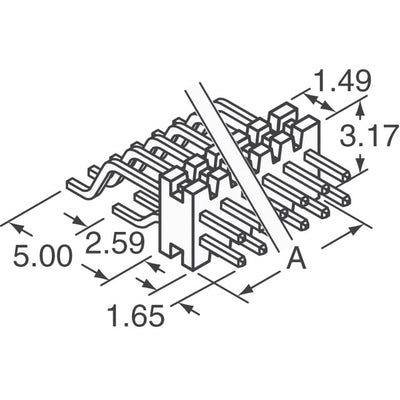 FTMH-118-03-L-DH by Samtec Inc. - CONNECTOR HEADER SMD R/A 36POS 1MM