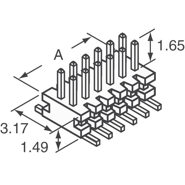 FTMH-134-03-L-DV by Samtec Inc. - CONNECTOR HEADER SMD 68POS 1MM