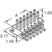 FTMH-133-03-L-DV by Samtec Inc. - CONNECTOR HEADER SMD 66POS 1MM