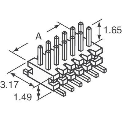 FTMH-147-03-L-DV by Samtec Inc. - CONNECTOR HEADER SMD 94POS 1MM