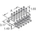 FTMH-151-03-L-DV by Samtec Inc. - CONNECTOR HEADER SMD 102POS 1MM