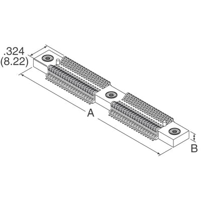 FSI-140-10-L-D-E-AD by Samtec Inc. - CONNECTOR STACKING 80POS SMD GOLD