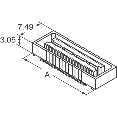 QSH-090-01-L-D-LC by Samtec Inc. - CONNECTOR RECPT 180POS SMD GOLD