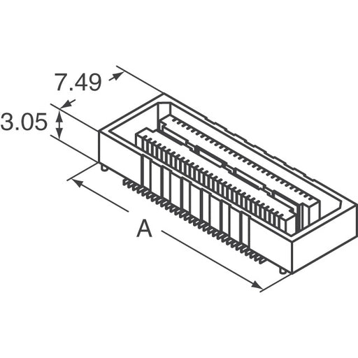 QSH-090-01-L-D-LC by Samtec Inc. - CONNECTOR RECPT 180POS SMD GOLD