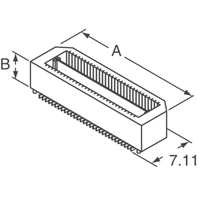 QTH-120-05-L-D-A by Samtec Inc. - CONNECTOR HDR 240POS SMD GOLD