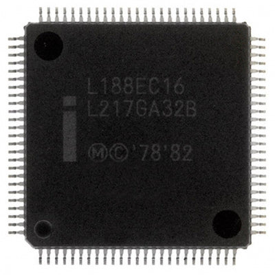 SB80L188EC16 by Intel - IC MPU I186 16MHZ 100SQFP