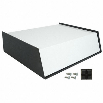 SC-12101 by Bud Industries - BOX ALUM BLK/WHT 10""L X 11.930""W