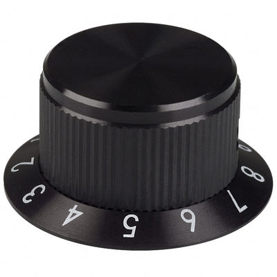 SC-90-2-6 by Kilo International - KNOB KNURLED W/SKRT 0.125"" METAL
