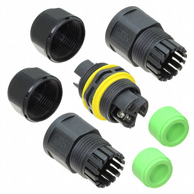 SC-L-UL11-04-GN by Amphenol LTW - CONNECTOR CABLE JOINER BLACK/GREEN