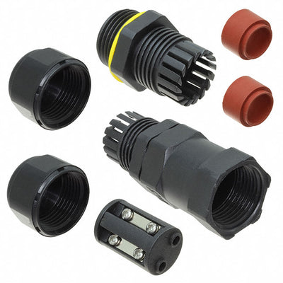 SC-L-UL12-02-RD by Amphenol LTW - CONNECTOR CABLE JOINER BLACK/RED