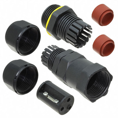 SC-L-UL12-03-RD by Amphenol LTW - CONNECTOR CABLE JOINER BLACK/RED