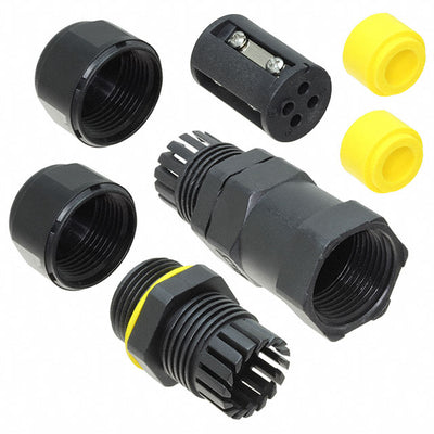 SC-L-UL12-05-YW by Amphenol LTW - CONNECTOR CABLE JOINER BLACK/YELLOW