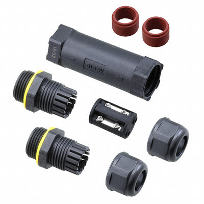 SC-L-UL13-02-RD by Amphenol LTW - CONNECTOR CABLE JOINER BLACK/RED