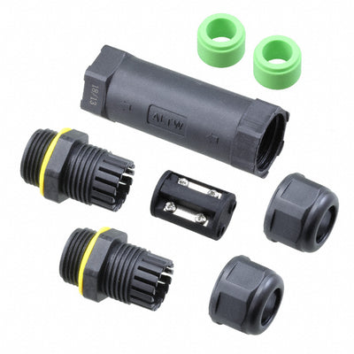 SC-L-UL13-04-GN by Amphenol LTW - CONNECTOR CABLE JOINER BLACK/GREEN
