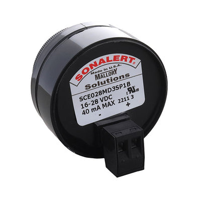 SCE028MD3SP1B by Mallory Sonalert Products Inc. - BUZZER PIEZO 42.85MM PNL MNT
