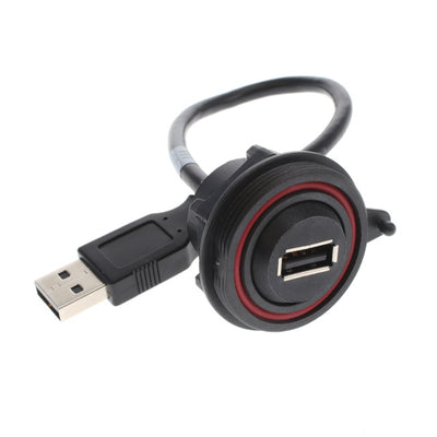 SCRUS-17-G-00.25-AMS-AM by Samtec Inc. - CABLE USB2.0 A RCPT-A PLUG W/COUPL