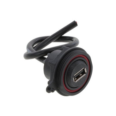 SCRUS-17-G-00.25-AMS-BC by Samtec Inc. - CABLE USB2.0 A RCPT-OPEN W/COUPL