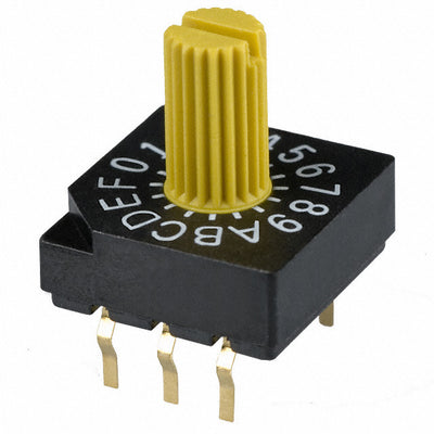 SD-1110 by Nidec Components Corporation - SWITCH ROTARY DIP HEX 100MA 5V