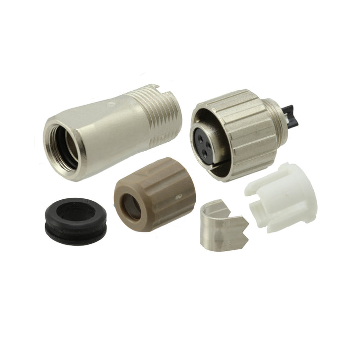 SD-MMN03-FFBBL-S70-000 by Adam Tech - CONNECTOR PLUG FMALE 3POS SOLDER CUP
