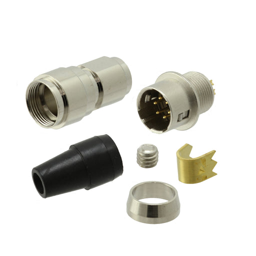 SD-PNN06-MMLAL-SX0-000 by Adam Tech - CONNECTOR PLUG MALE 6POS SOLDER CUP